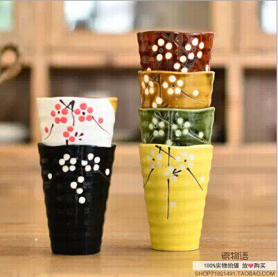 Water Glass Kyocera Ceramic Tea Cup Subcreative Mark Cup Gargling Cup Tooth Cup Business Gift Cup
