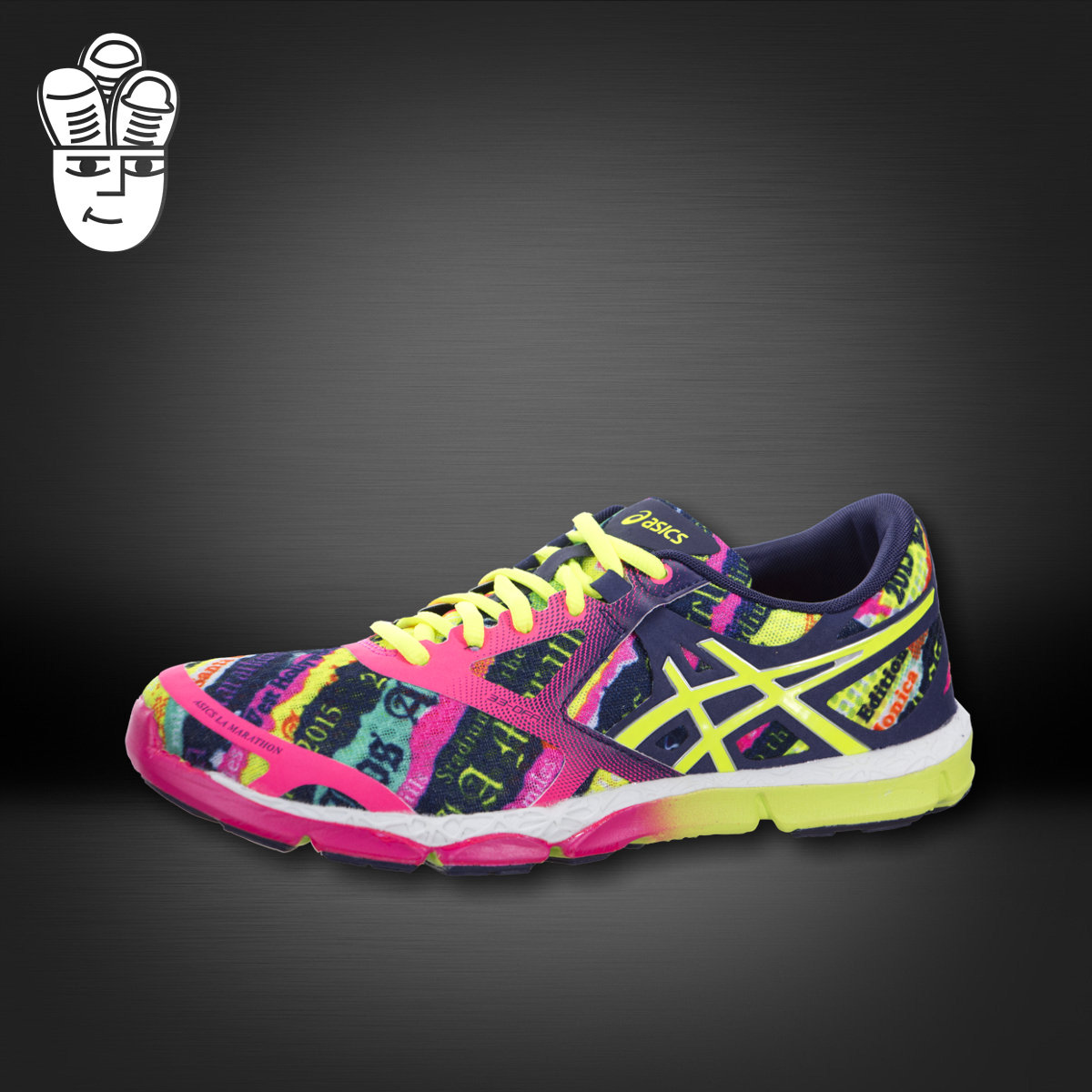 爱世克斯 Asics 33-DFA 亚瑟士女子专业跑步鞋 超轻运动鞋 炫彩