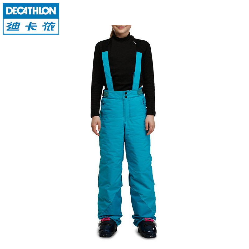 迪卡侬 冬季滑雪裤 保暖防水 青少年儿童 保暖棉裤滑雪裤 WED'ZE