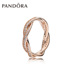 PANDORA Pandora Rose Gold Mệnh Vòng Bánh Xe 180892CZ Thời Trang Cổ Điển Chỉ Số Vòng Tay Nhẫn