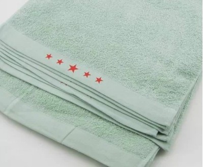 Inventory genuine cotton green towels bean green towels pure cotton towels 87 towels