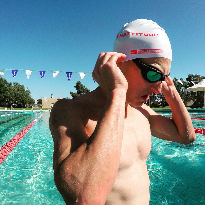 RocketScienceSportsSputnik Swimming Goggles Swimming Cap Set Competitive Swimming Goggles Silicone Swimming Cap New Product