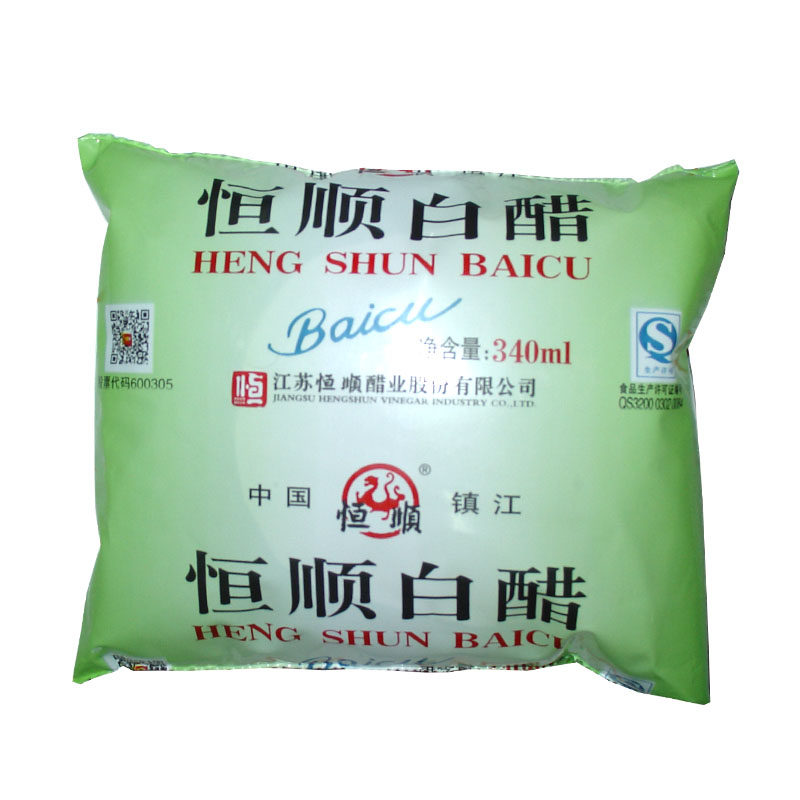 【天猫超市】恒顺白醋 340ml/袋  调味品  调味汁 镇江特产