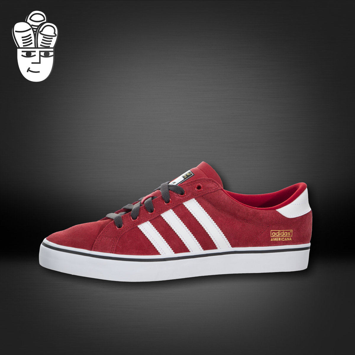 Adidas Americana Vin Low 三叶草男鞋 时尚复古板鞋 运动休闲鞋