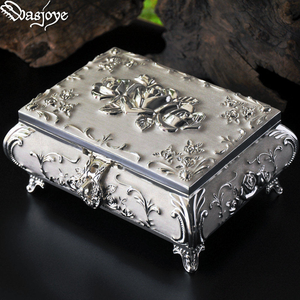 Wasjoye Diana Jewelry Storage Box, Retro European and Korean Princess Jewelry Box, Jewelry Box, Ring Box