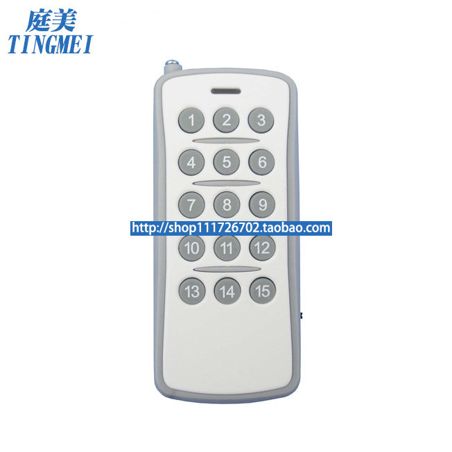 Lamps and lanterns high power 315MHz frequency wireless remote control 15 keys RF transmitter Pump motor controller