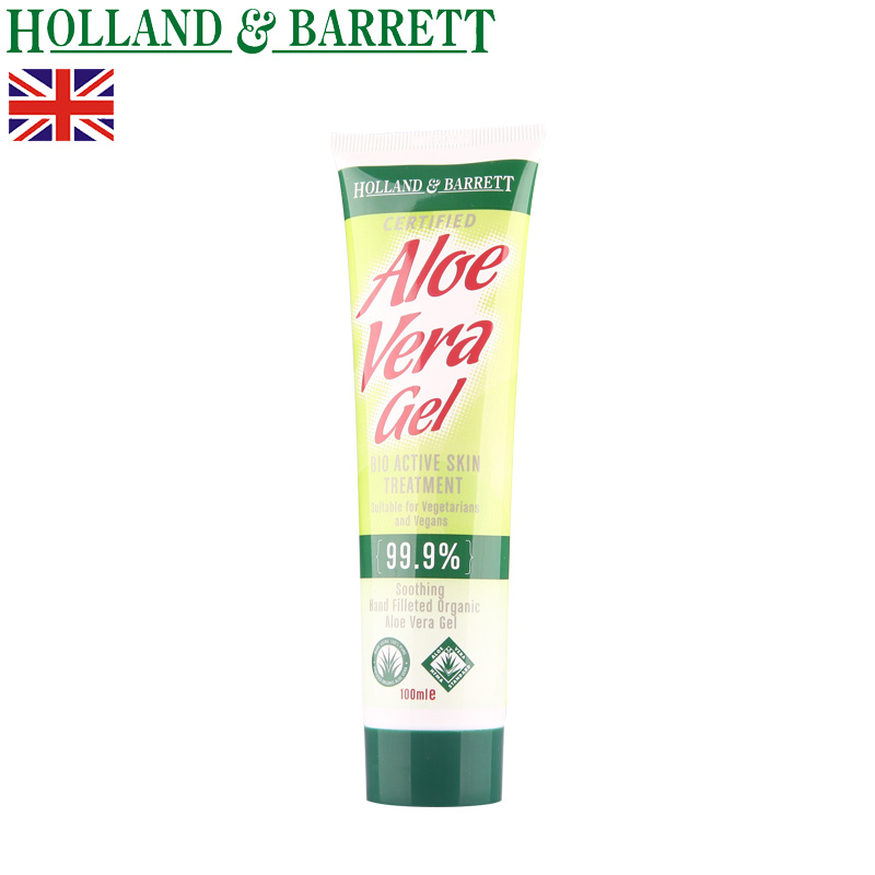 HollandBarrett 英国进口补水保湿芦荟凝胶100ml 晒后修复 正品