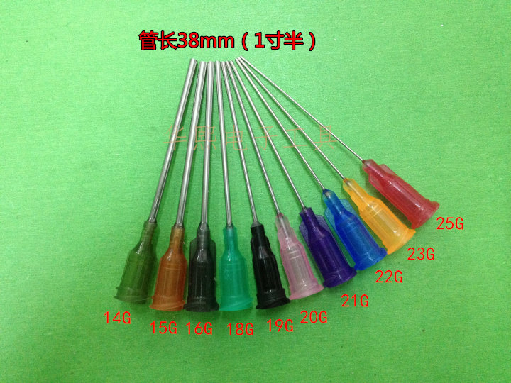 Lengthened dispensing needle plastic-steel precision needle screw mouth glue needle point dispenser needle chief 55mm