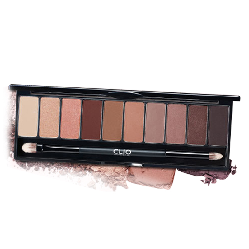 CLIO/珂莱欧立体裸妆眼影十色眼影盘