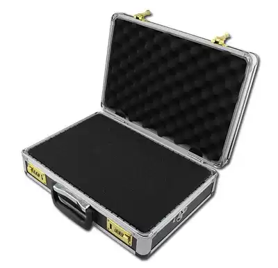 Special price shockproof aluminum alloy toolbox box formula lattice sponge household instrument box display box to send a variety of sponge
