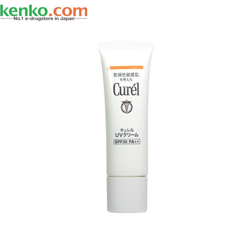 【日本直邮】花王Curel/珂润 润浸保湿防晒霜SPF30 30g 面部专用