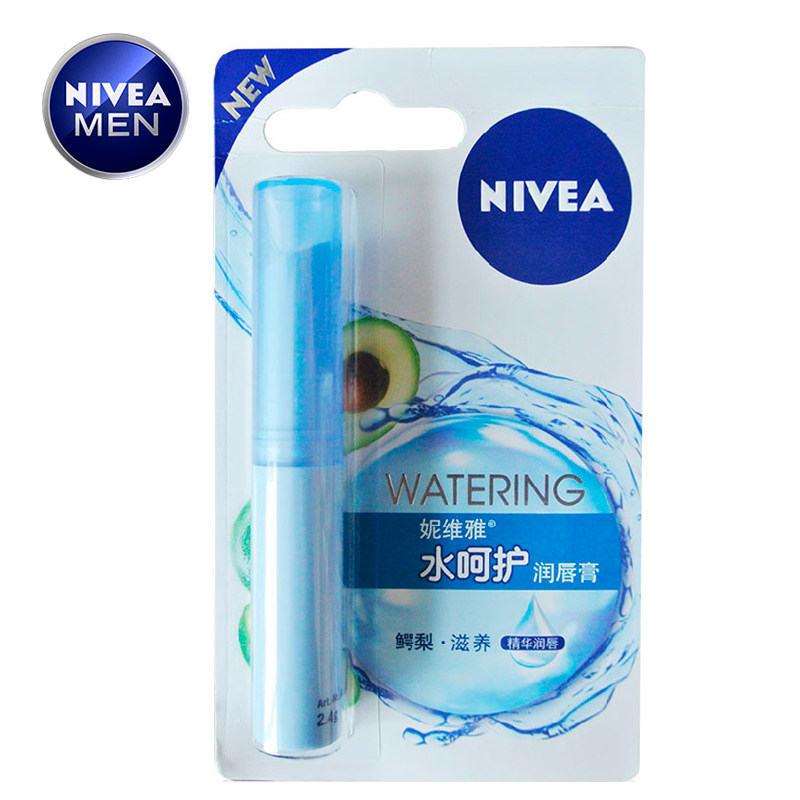 包邮 专柜 妮维雅 水呵护润唇膏2.4g(鳄梨)补水保湿 滋润 护唇
