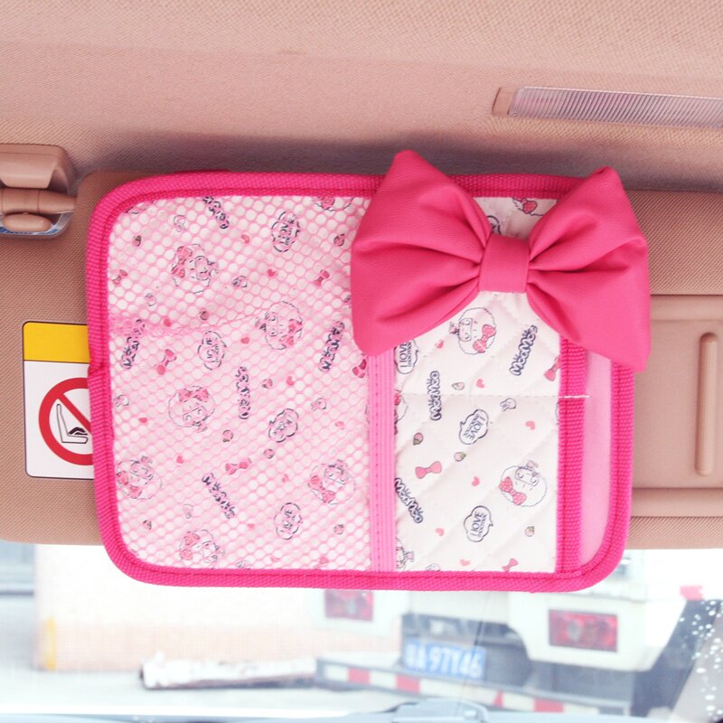 摩丝娃娃汽车遮阳板CD夹 车载车用CD包碟片夹 多功能创意遮阳板套