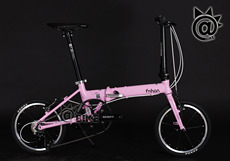 складной велосипед @bike 风行ka1618 16寸折叠单速整车组装 任意diy