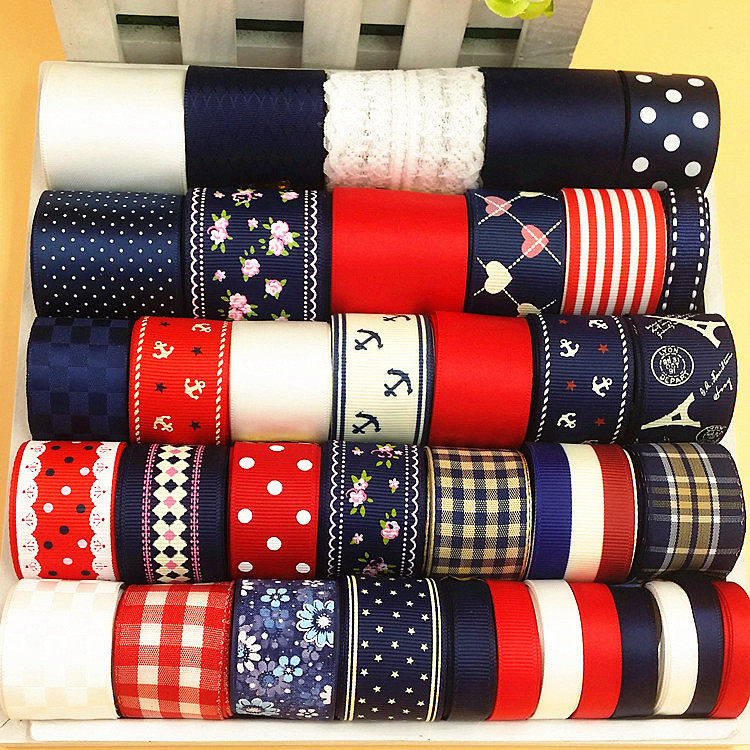 新手制作蝴蝶结 DIY头饰发夹手工发饰材料包 缎带丝带套装套餐A33