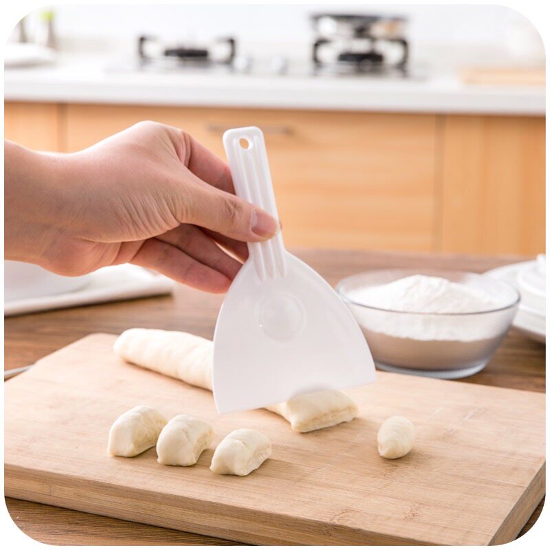 Baking Tool With Handle Plastic Squeegee Cream Cake Die Scraper Blade Cutting Edge Shovel Knife Sweep