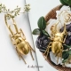 Sàn nhảy Bắc Âu Luxury Gold Beetle Trang trí Nhà mẫu Máy tính để bàn Sáng tạo Trang trí Kim loại Động vật Trang trí shop bán đồ trang trí phòng ngủ Trang trí nội thất