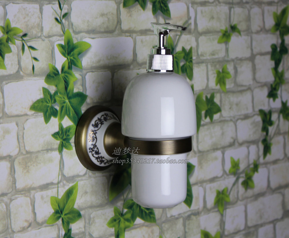 New European cosmetic room bathroom hanging copper antique bronze bronze - bronze - bronze - bronze - ceramic retro - tablet ceramic