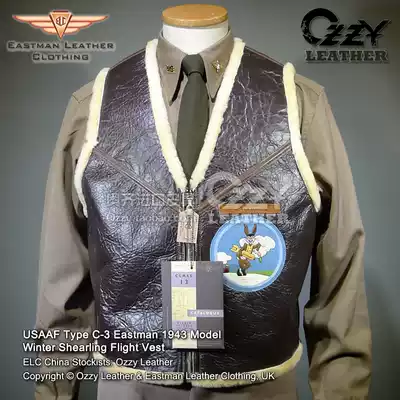 EASTMAN agent in China★US Air Force TYPE C- 3 fur vest made in the UK