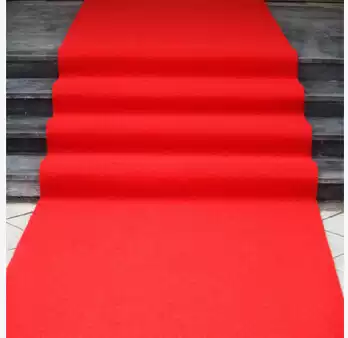 Thickening can be cut PVC drawing mat Bathroom non-slip mat Floor mat doormat dust removal mat Plastic red carpet 1 2 wide