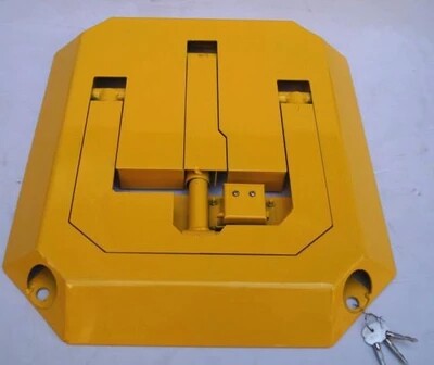 Anti - collision octagon manual parking lock lock parking lock