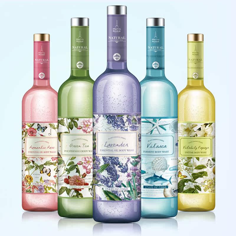 法式香氛精油沐浴露 男女士控油清爽沐浴液 520ML