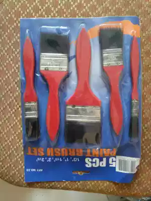 Inventory New 90 s export 5 sets of authentic pig bristles Wood brush brush 5 sets