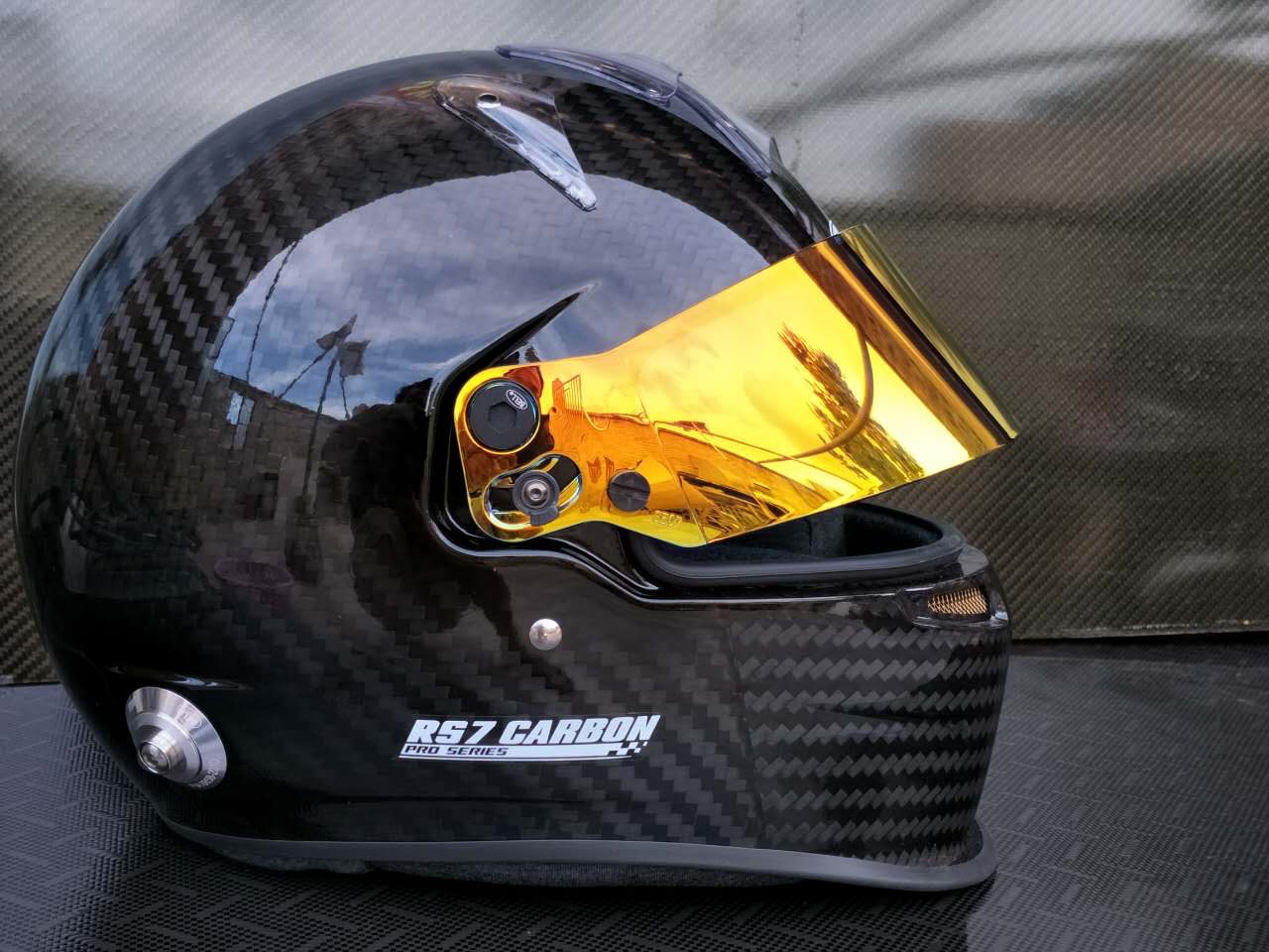 BELL RS7 Carbon Fiber Chin Retention Plate