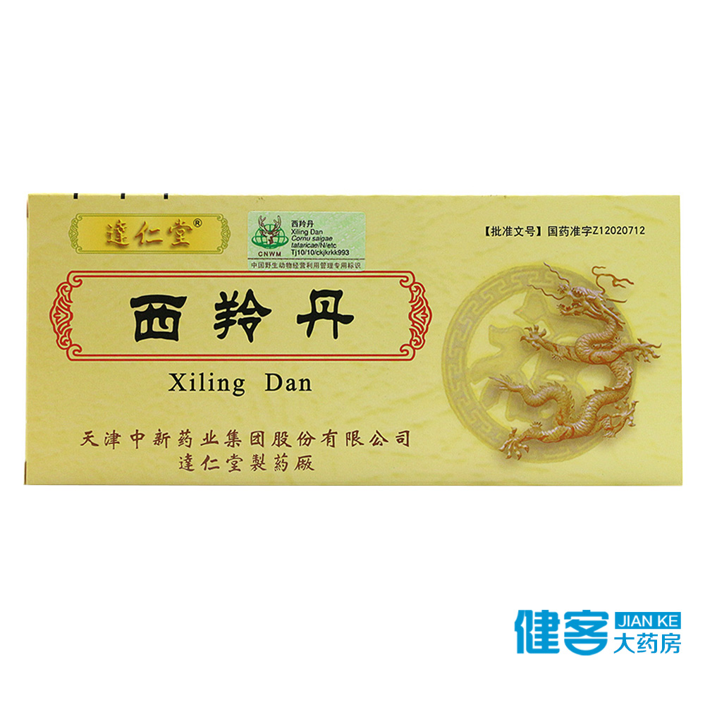 达仁堂 西羚丹 6g*10丸/盒