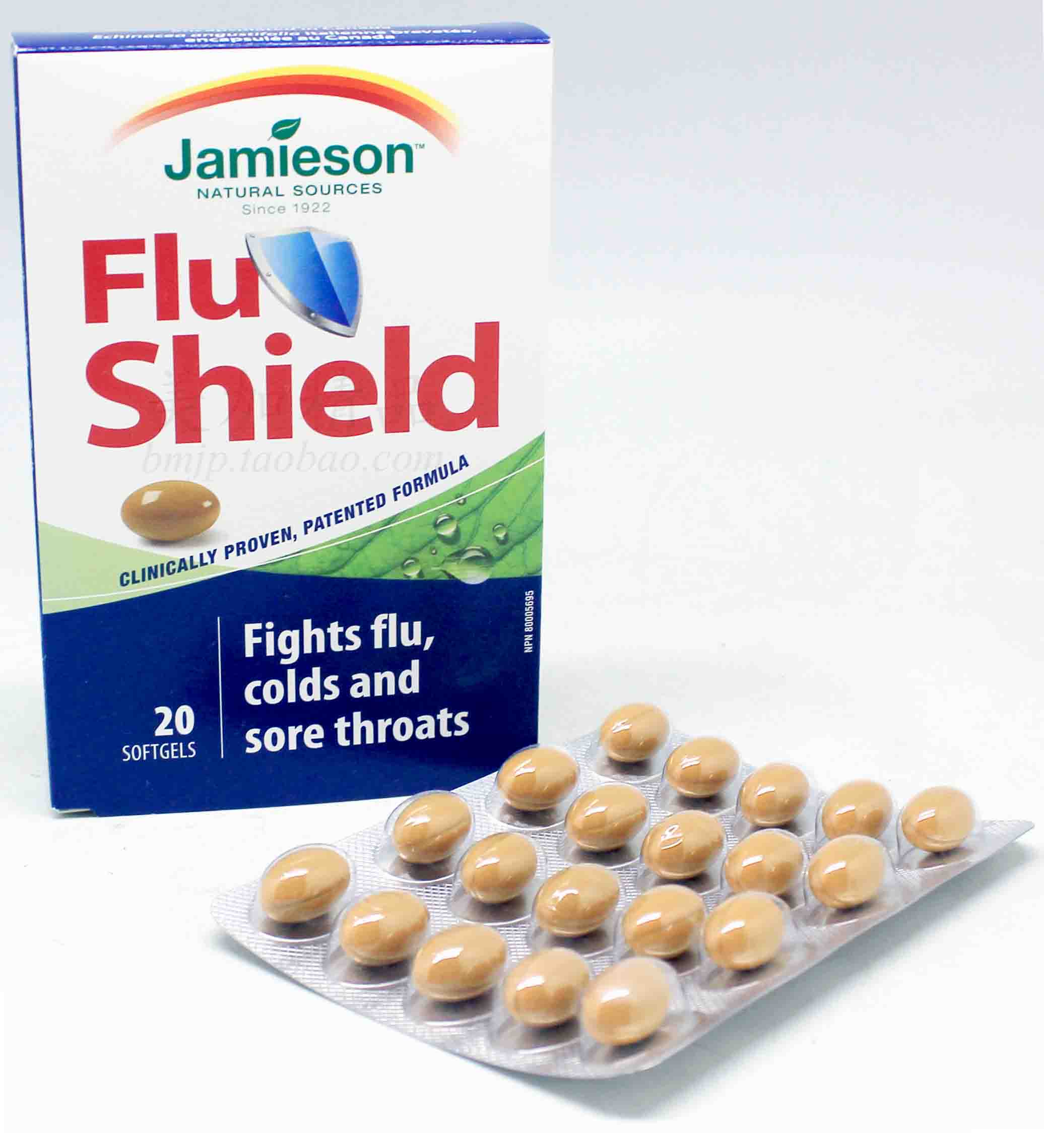 20 Capsules of Echinacea Extract Compound Capsules of Jamieson Health