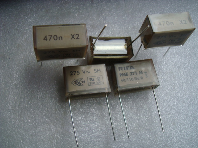 Original box Original box Sweden RIFA PME271 series 275VAC 0 47UF (470N) electrodeless coupling capacitor