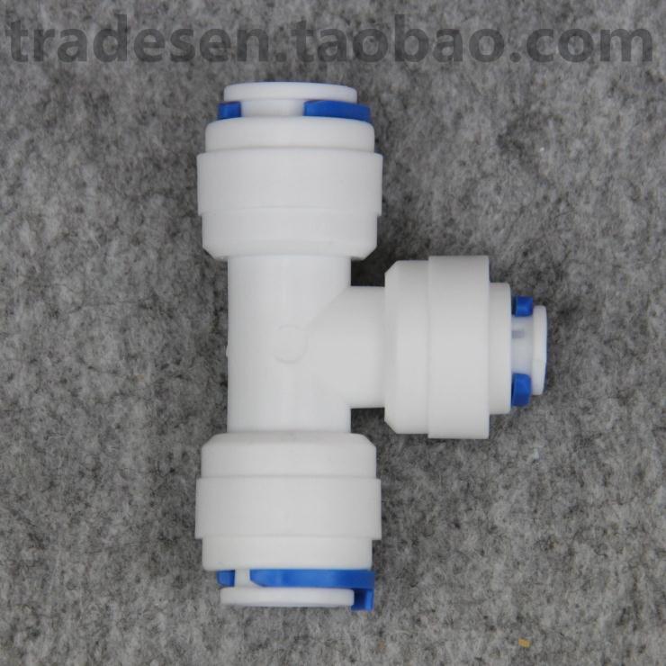 Water purifier accessories quick tee quick tee connector quick connect tee water filter accessories