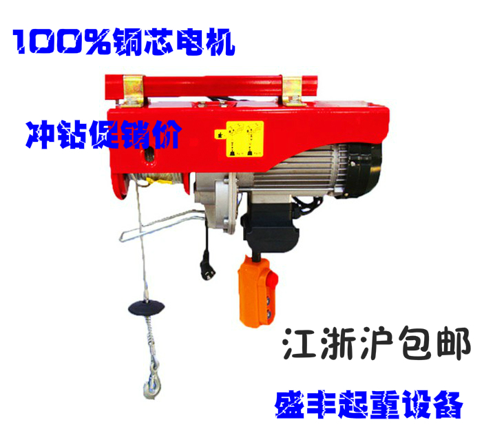 220V miniature electric crane PA200-PA1000KG home small hanger