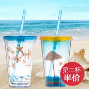 Tanana mùa hè mới người lớn sippy cup với nắp với tay quà tặng sáng tạo vài sinh viên ice uống cup