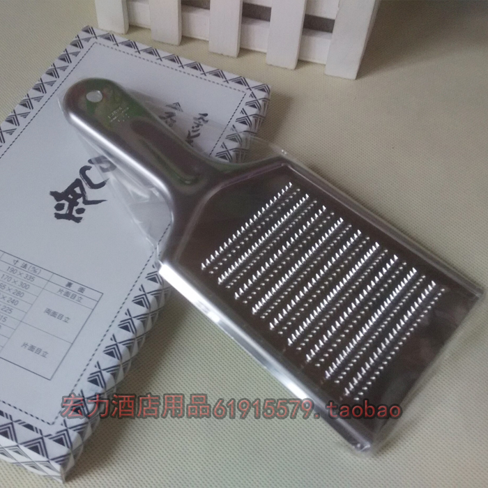 Japan imported original stainless steel grinding mud board grinding garlic mud board grinding ginger mud board grinding potato masher grinding ginger board
