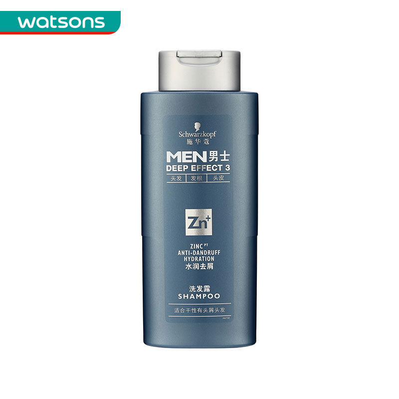 【屈臣氏】施华蔻男士水润去屑洗发露200毫升