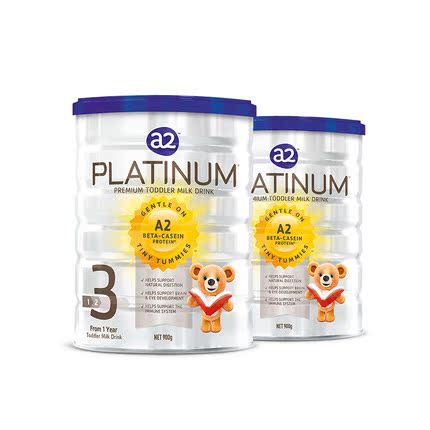 【预售*免税46元】A2 Platinum婴儿牛奶粉铂金3段 2罐