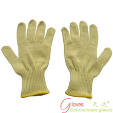 Nantong Tianyun Kevlar Anti cutting Gloves KEVLAR High Temperature Resistant Gloves Aramid Anti cutting Gloves