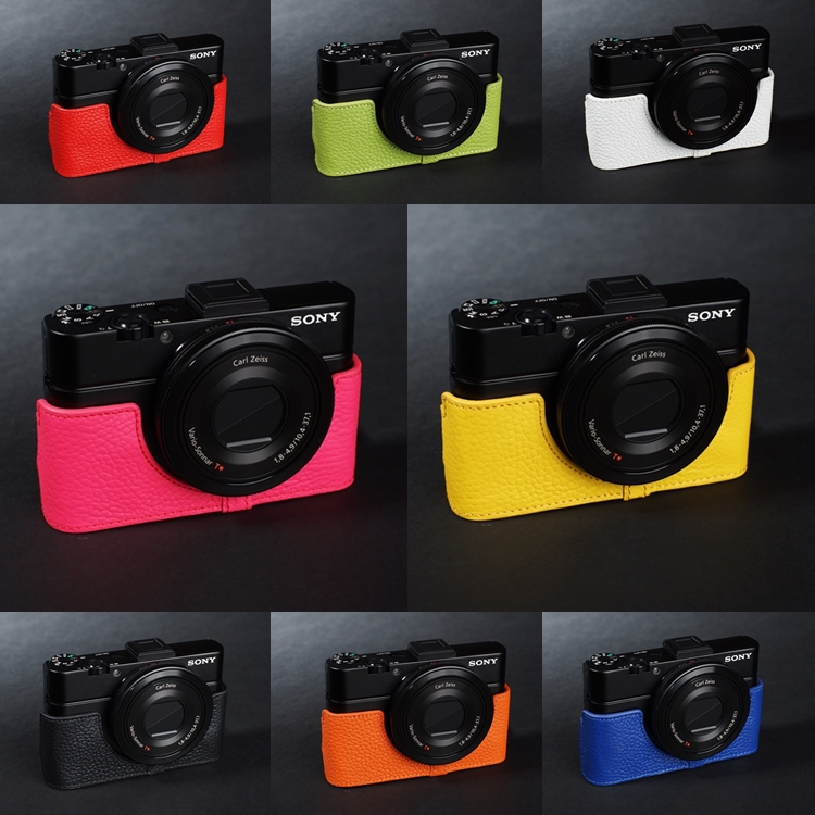 Taiwan TP leather is suitable for sony Sony black card RX100M5A M4 M3M2 leather case camera bag protective sleeve