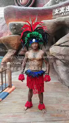 Hawaiian Hula Show Set Tahiti Hula Original Tribe Men Tahiti costume