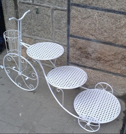 Cake Stand Bicycle Iron Art Cake Rack  Tier Dessert Plate Dessert Stand Wedding Tray Iron Art Flower Stand