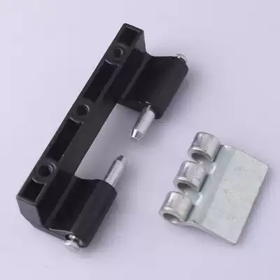 Electric box cabinet accessories power distribution cabinet hinge 201 small hinge power distribution cabinet hinge zinc alloy hinge (black)