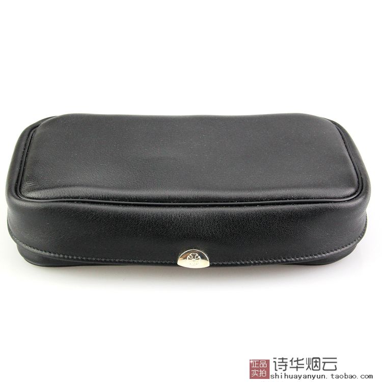 Germany Sillems cross anchor pipe pack SIL 6130 black leather 3 bucket pack