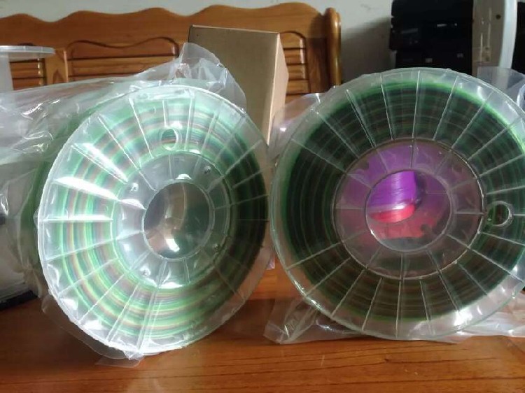 Color 3D printing consumables PLA monofilament multicolor gradient 1 75 3 0 a roll of multicolor Splendid Colors