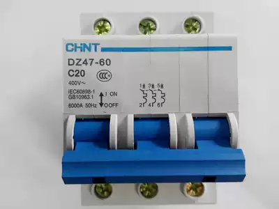 Zhengtai low voltage circuit breaker DZ47 3P 20A Air switch circuit breaker air open C20