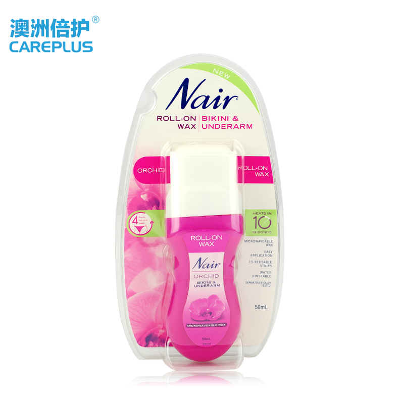 Nair耐尔  Roll-on Wax 滚抹脱毛蜡50ml