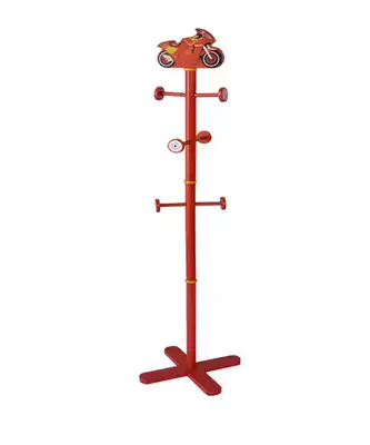 New cartoon coat rack children's coat rack indoor hanger solid wood floor coat rack kindergarten coat rack