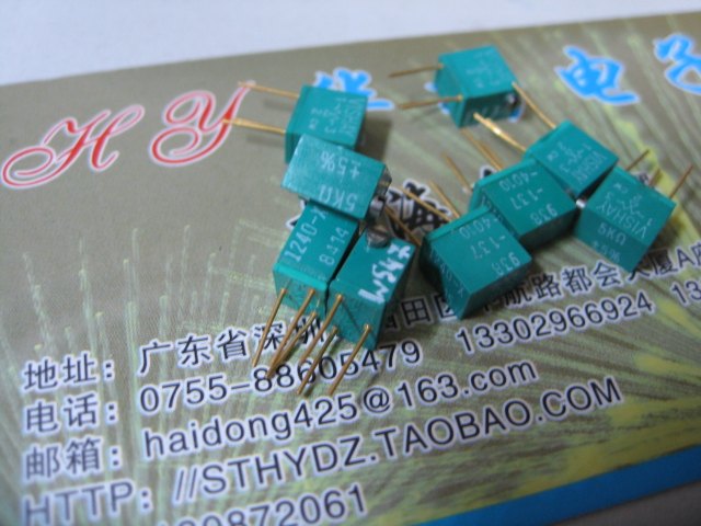 Brand new VISHAY 1240X Metallic foil fine tuning potential meter 5K low temperature drift 10PPM