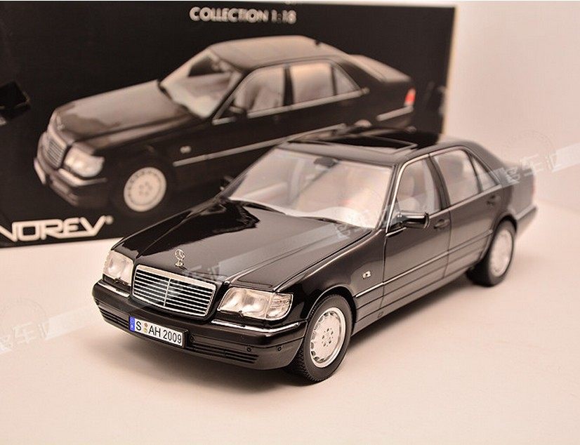 NOREV 1:18 Mercedes-Benz S600 Tiger Head Benz new version BENZ S600 V12 W140 car model collection