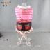 Pet sọc denim váy hai chân váy con chó Teddy gấu Xiong VIP chó mùa xuân và mùa thu - Quần áo & phụ kiện thú cưng 	quần áo dành cho mèo Quần áo & phụ kiện thú cưng